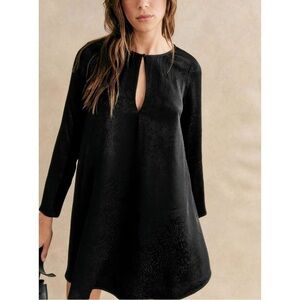 Sezane Black Mini Dress